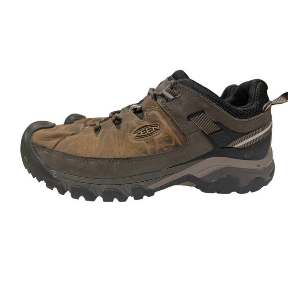 Keen Targhee III waterproof Men\'s Sz 10 hiking shoes brown leather upper outdoor main image 7